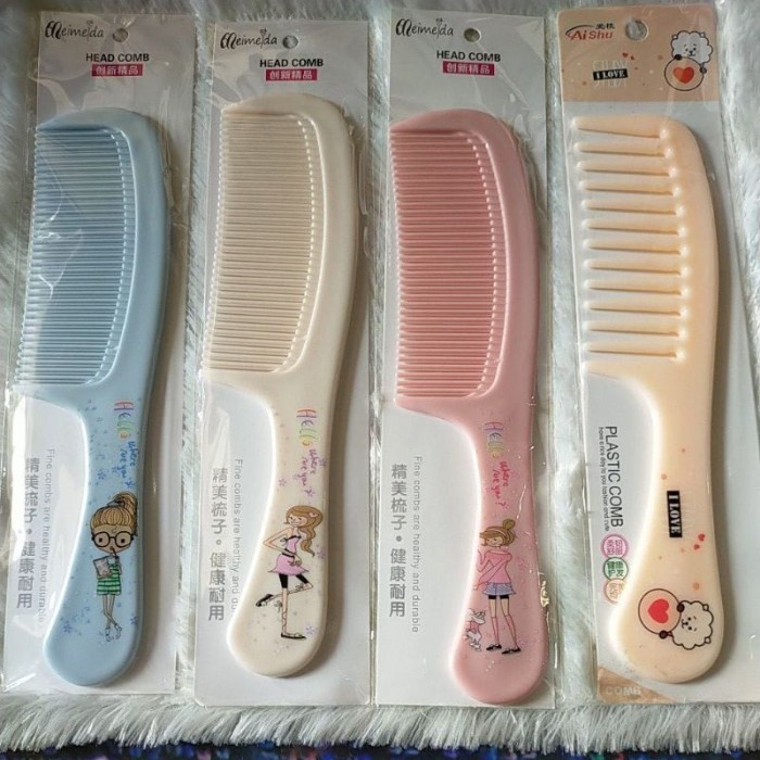 Sisir Rambut Fancy Karakter Sisir Rambut Wanita Motif