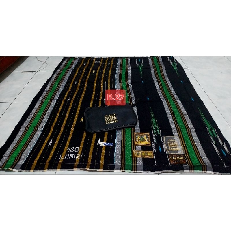 sarung tenun LAMIRI songket SGE