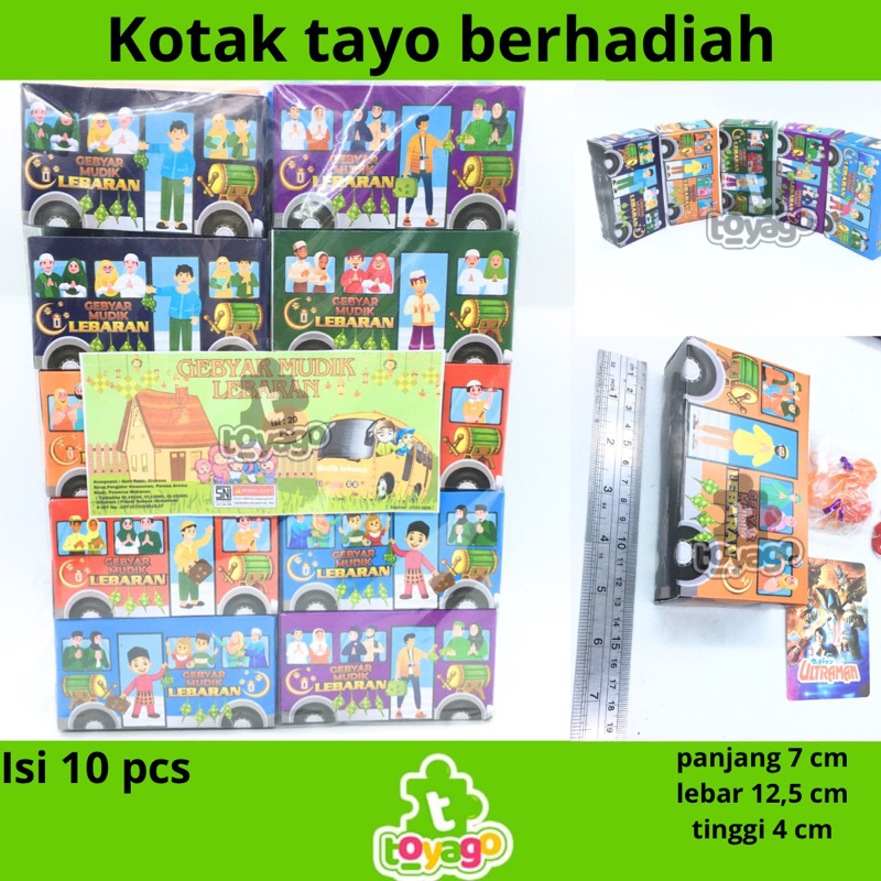 

kotak kado gebyar mudik lebaran isi 10 pcs grosir murah (Gebyar Mudik Lebaran toyago toys)