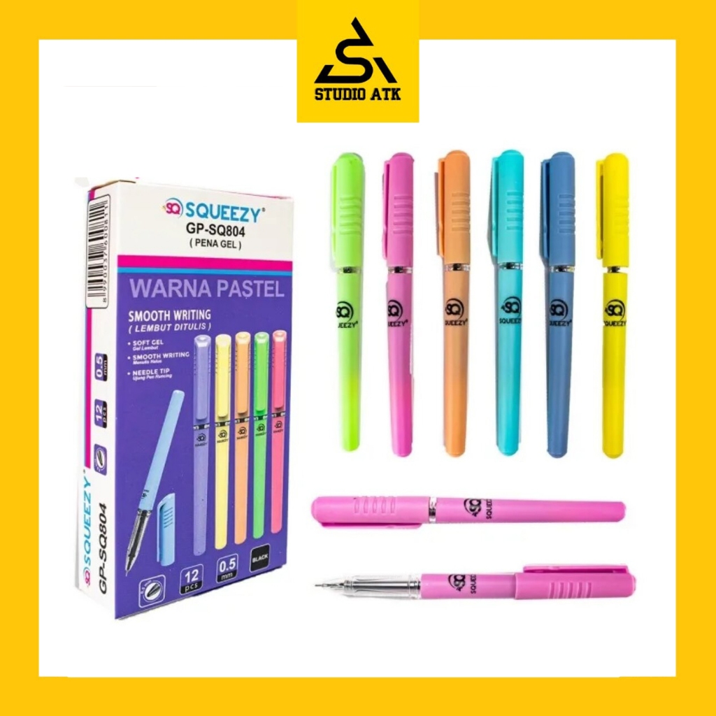 

Pulpen Squeezy GP-SQ804 Pena Gel