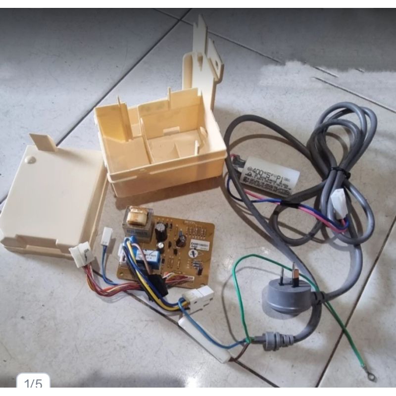 Modul Pcb kulkas LG inverter set kapasitor