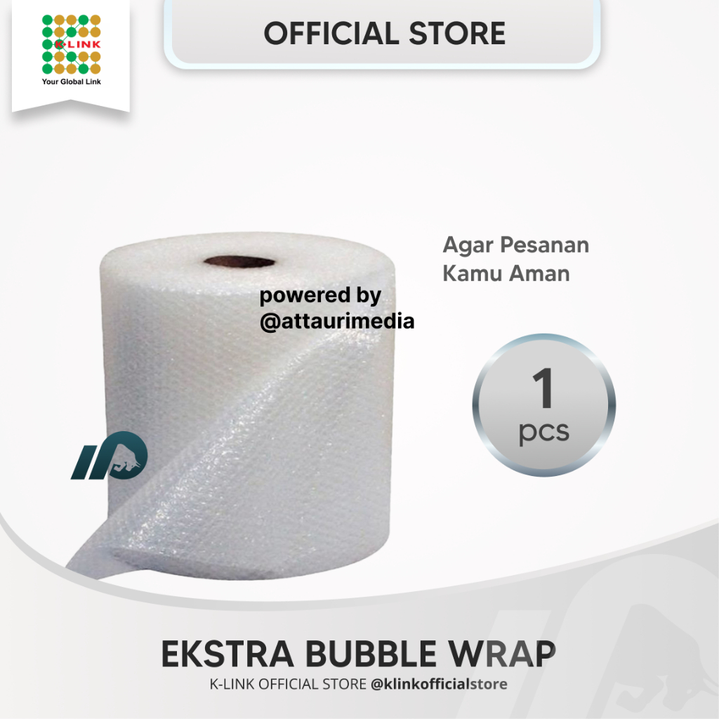 

Extra Bubble Wrap Tebal Untuk Semua Produk dan Semua Ukuran K-Link Premium Reseller K Link Official Original Store Attauri