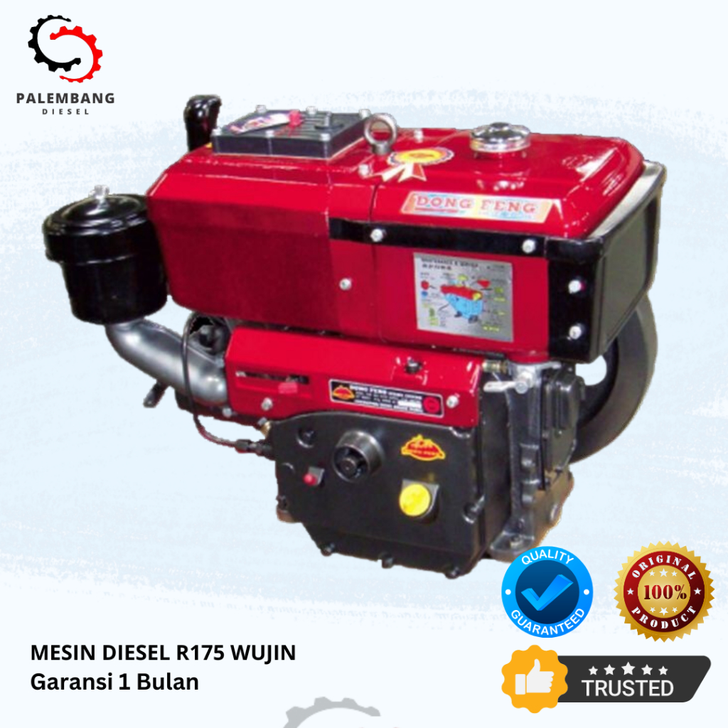 MESIN DIESEL SOLAR PENGGERAK MULTIFUNGSI WUJIN R175 7.5HP