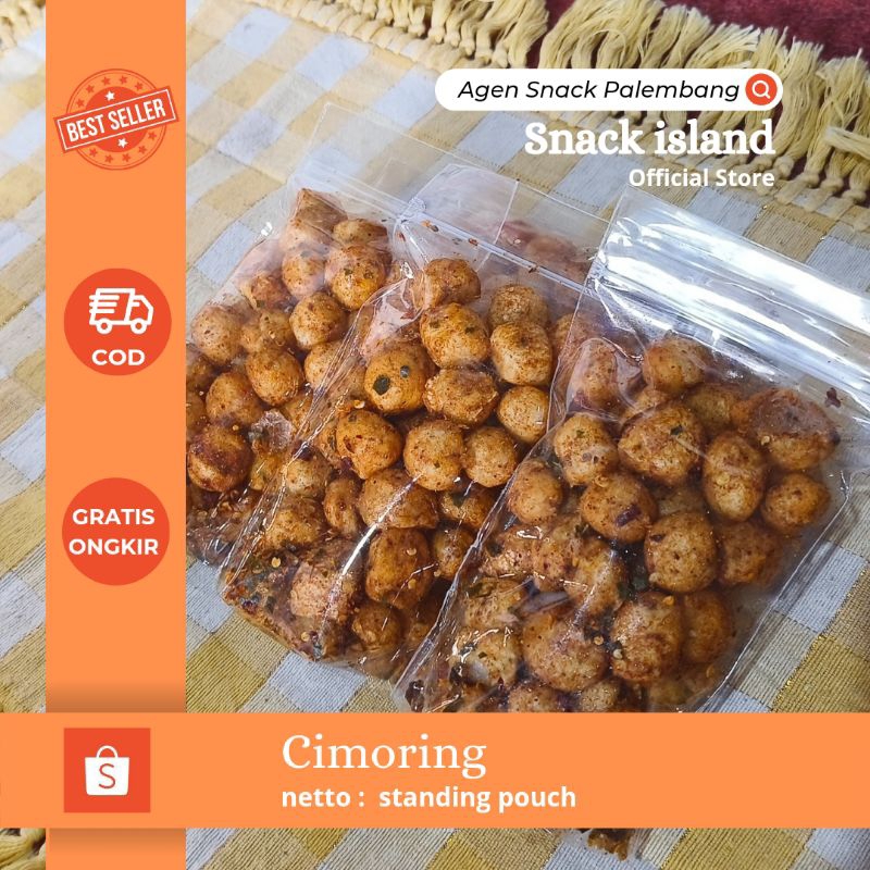 

cimoring | cimol kering pedas daun jeruk