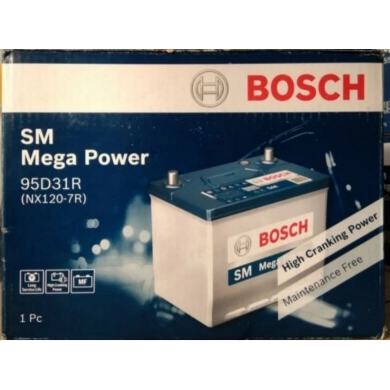 aki mobil Ford Ranger Strada Bosch MF 95D31R NX120 7R