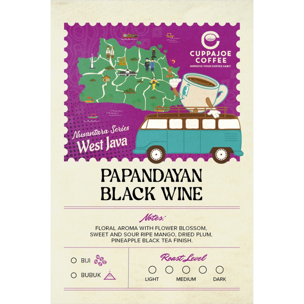 

Kopi Arabika Wine Black Joe's Wine 100 gram (Biji/Bubuk)