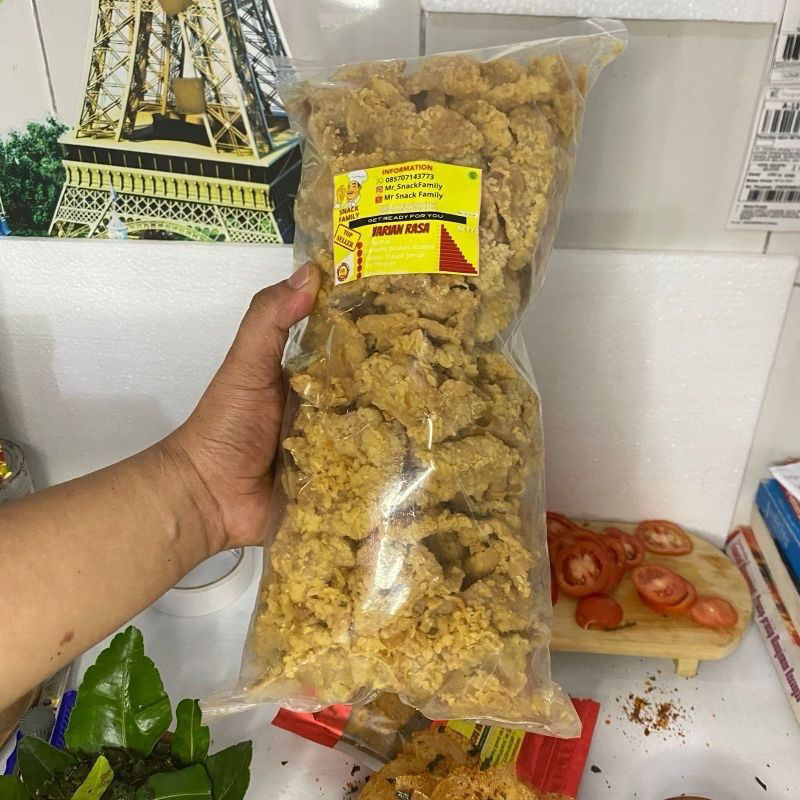 

KULIT AYAM CRISPY | KULIT AYAM KRISPI PEDAS DAUN JERUK