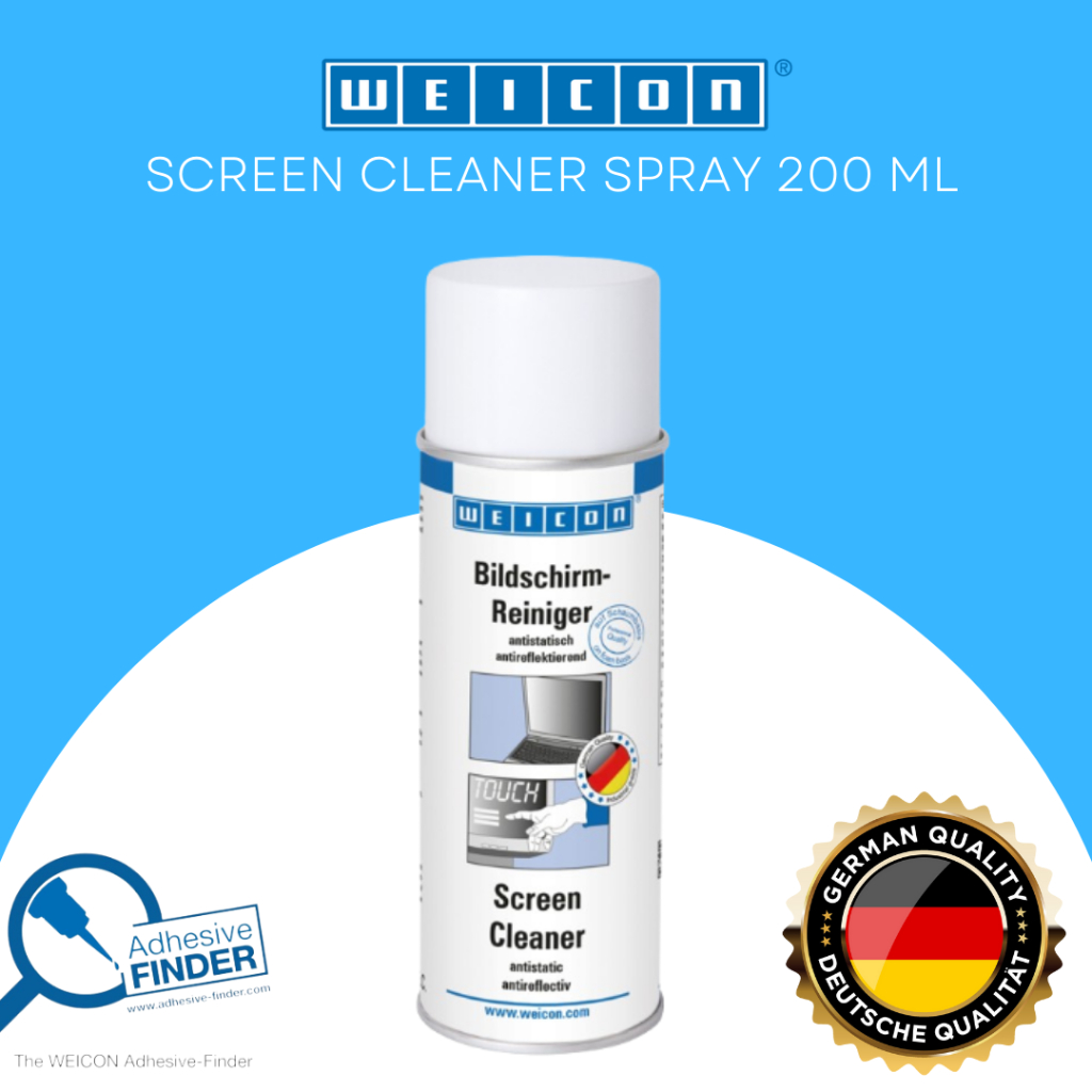 WEICON Screen Cleaner Spray 200ml – Cairan Pembersih Layar Serbaguna