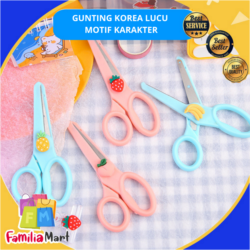 

GUNTING KERTAS KARAKTER / GUNTING SEKOLAH UJUNG TUMPUL AMAN UNTUK ANAK GUNTING KOREA LUCU MOTIF KARAKTER