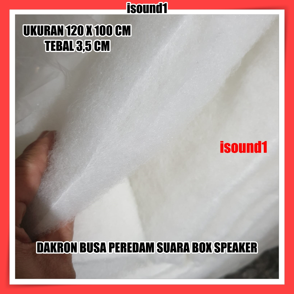 DAKRON BUSA PEREDAM SUARA BOX SPEAKER BASS  120 x 100 cm TEBAL 3,5 CM