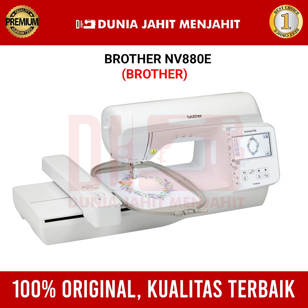 BROTHER INNOVIS NV 880E MESIN BORDIR KOMPUTER OTOMATIS