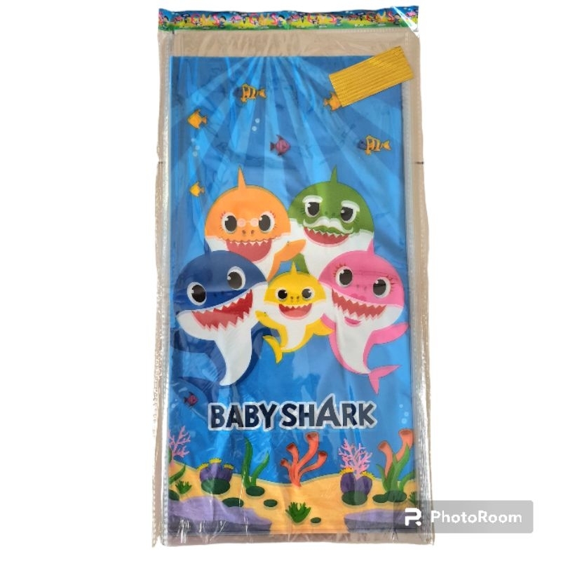 

Plastik Snack Baby Shark 50x25cm/ Plastik Souvenir Ultah Baby Shark