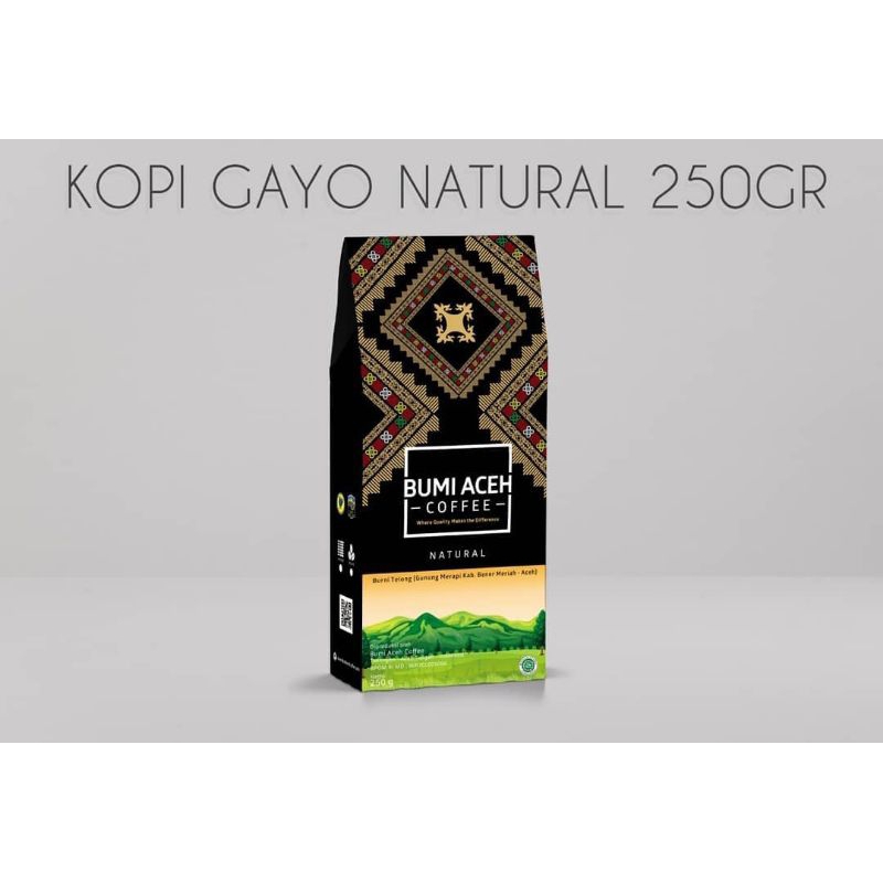 

Kopi Arabica Gayo Natural 250gr