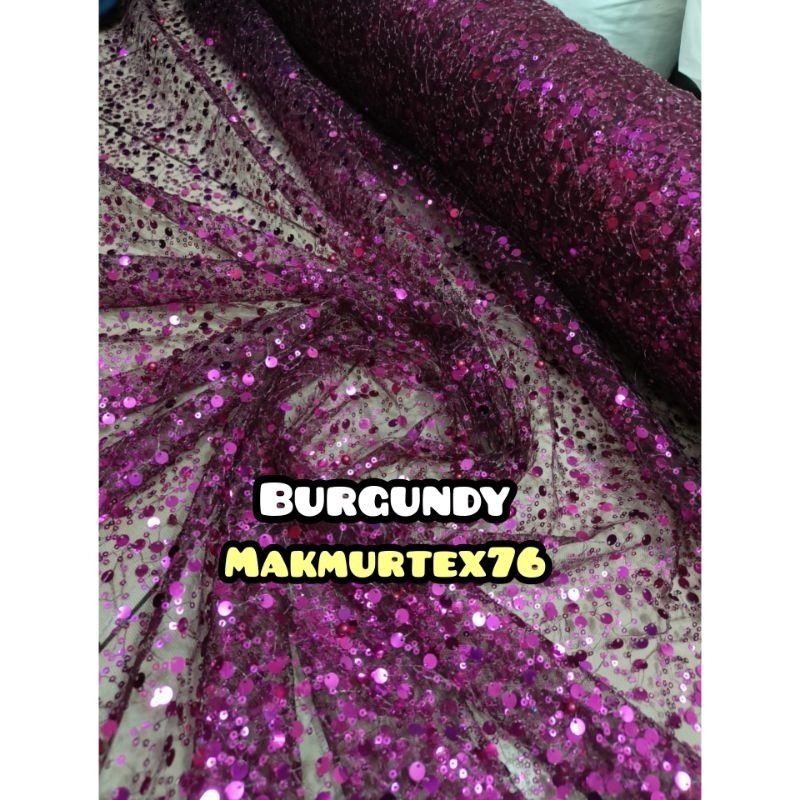 Tile Sequin Payet Premium/Tile Payet Mutiara/Tile Spangkle/Sparkle/Bahan Kebaya