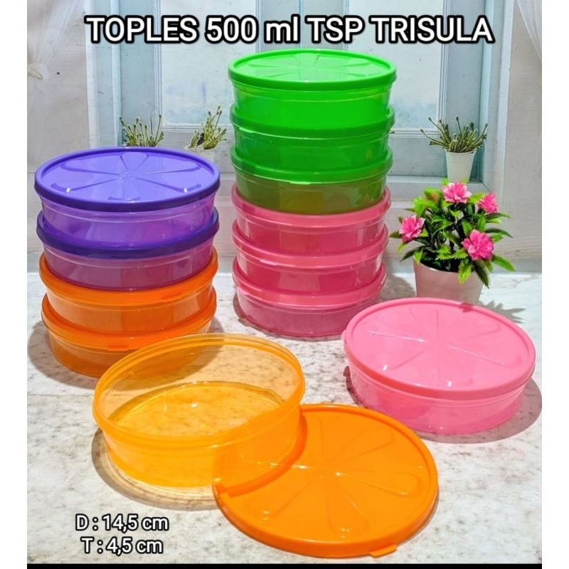 Toples Plastik Tsp 500 Ml Isi 12 Buah
