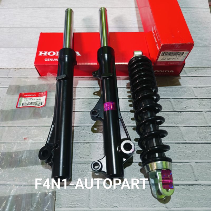 As shock tabung+Shockbreaker Honda Beat fi/Scoopy fi/Vario125/Space/Vario 110