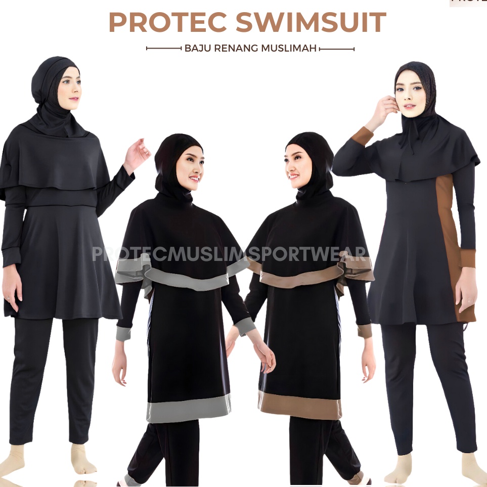 ART N75G Baju Renang Muslimah Dewasa Jumbo  Baju Renang Wanita Model Terkini dengan Baju Renang Muslimah Remaja Baju Renang Muslimah Syari dan Swimsuit Trendi untuk Baju Renang Dewasa Wanita Muslimah Hijab