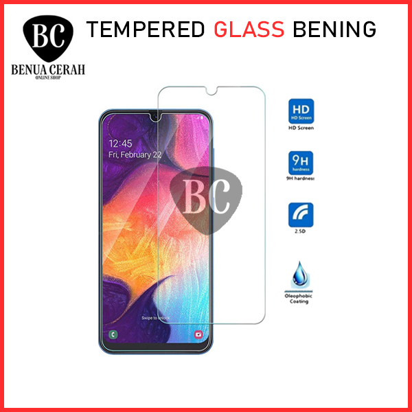TEMPERED GLASS BENING SAMSUNG A03 CORE (01) ANTI GORES KACA - BENUACERAH
