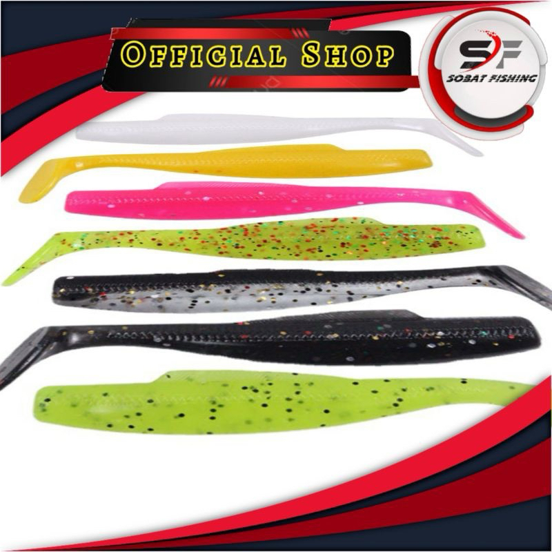 Soft Lure Casting Lazarus zman 8cm isi 6pcs