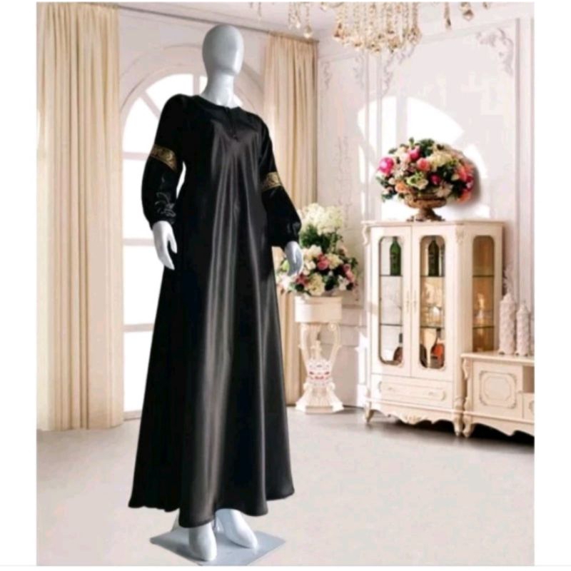 ABAYA SATIN CRISTAL ORI SAUDI BY BINSAL