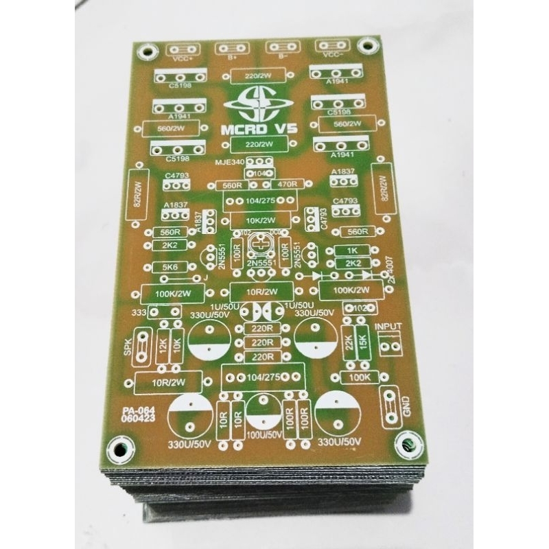 PCB Power Amplifier MCRD V5 FR4 PA-064FB