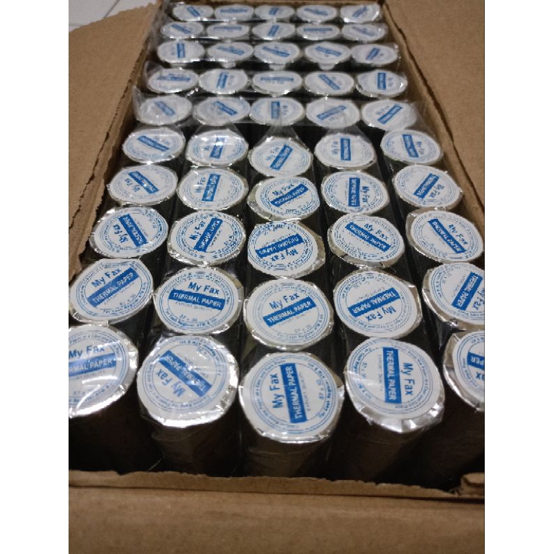 

Promo 100 roll Kertas setruk Thermal 58x30mm edc bluetooth printer Thermal