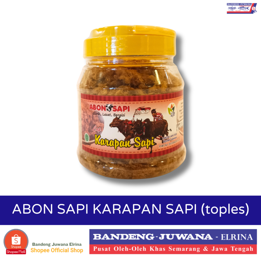 

ABON SAPI KARAPAN SAPI (toples)