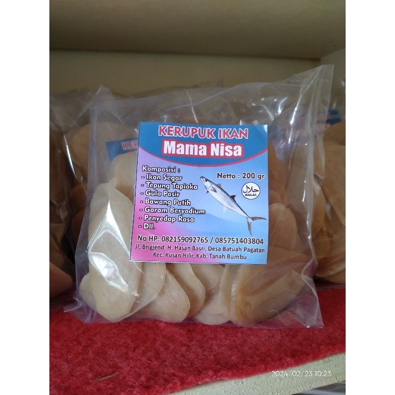 

KERUPUK IKAN "MAMA NISA" 200 gr