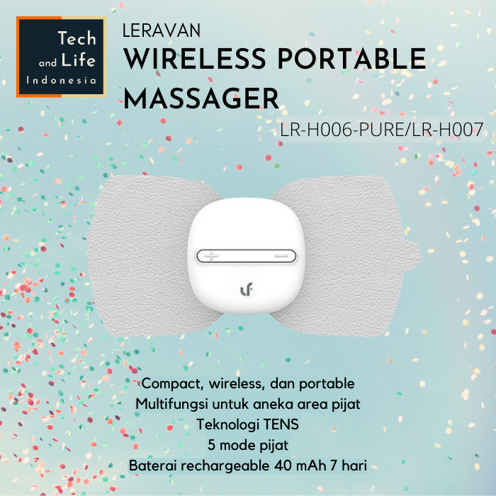 Leravan LF Magic Touch Alat Pijat Elektrik Nirkabel