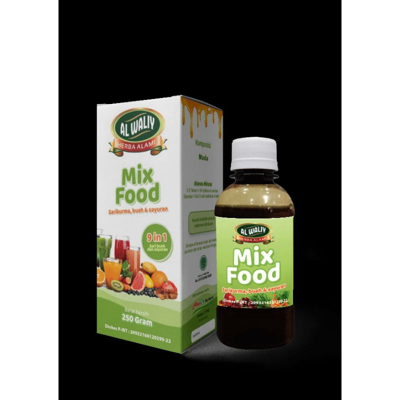 

MIXFOOD ALWALIY, madu mix sayur dan buah, suplemen kesehatan