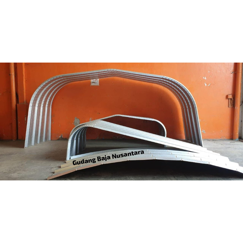 Spandek lengkung Galvalum