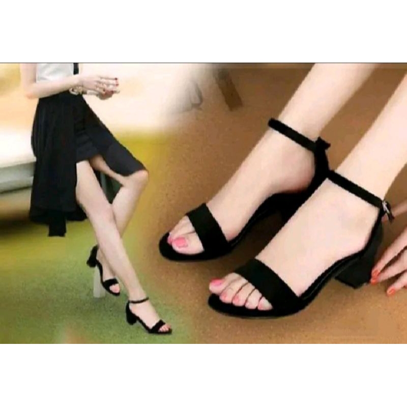 heels wanita slop belakang 5cm