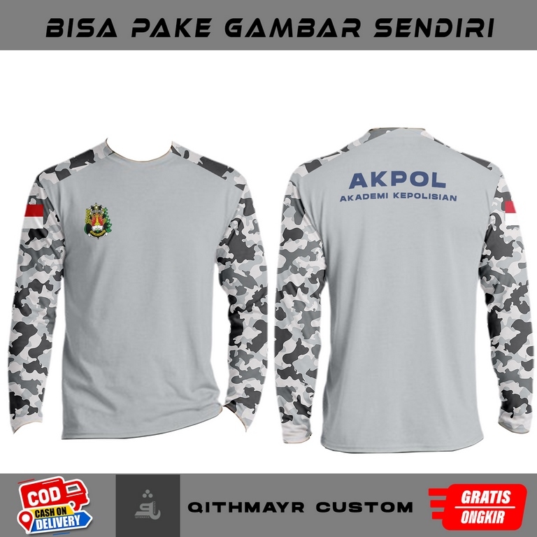kaos baju AKPOL dryfit premium / baju jersey olahraga taruna akpol / kaos atasan logo AKPOL TERMURAH
