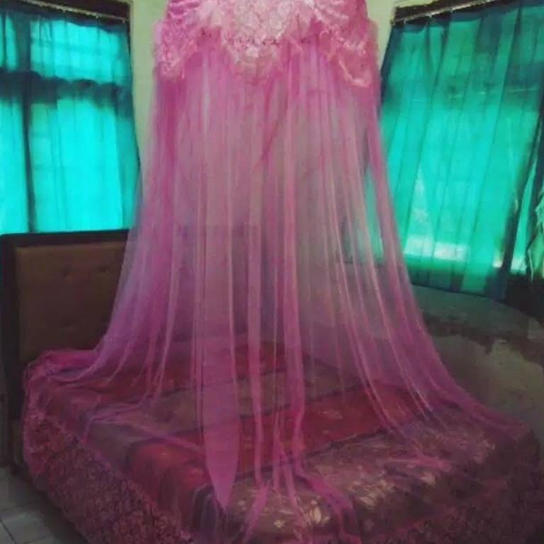 ART O25Q KELAMBU GANTUNG BULAT TERBARU ANTI NYAMUKBAHAN TILE TEBAL KOMBINASI BURKAT PALING BAGUS1pcs