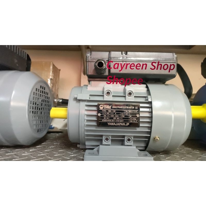 1HP 1Phase Yama Dinamo Pengerak / Electro Motor 1HP / Elektro Motor Yama