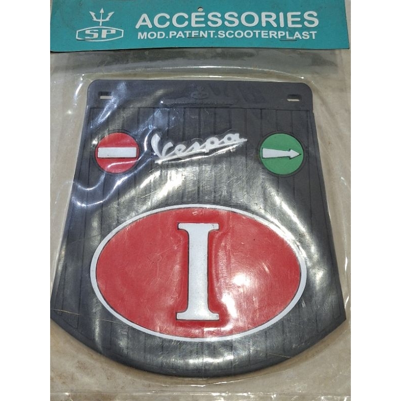 Kepet Mudflap Logo Vespa Super Sprint Vbb Pts 12