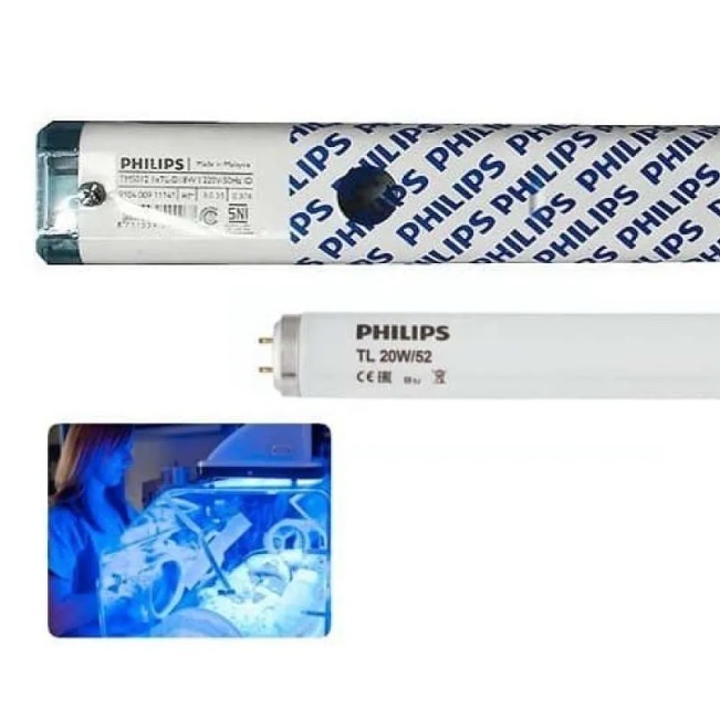 Philips Lampu TL Terapi Bayi Cahaya Biru TLD 20/52 / Lampu Terapi Bayi Prematur