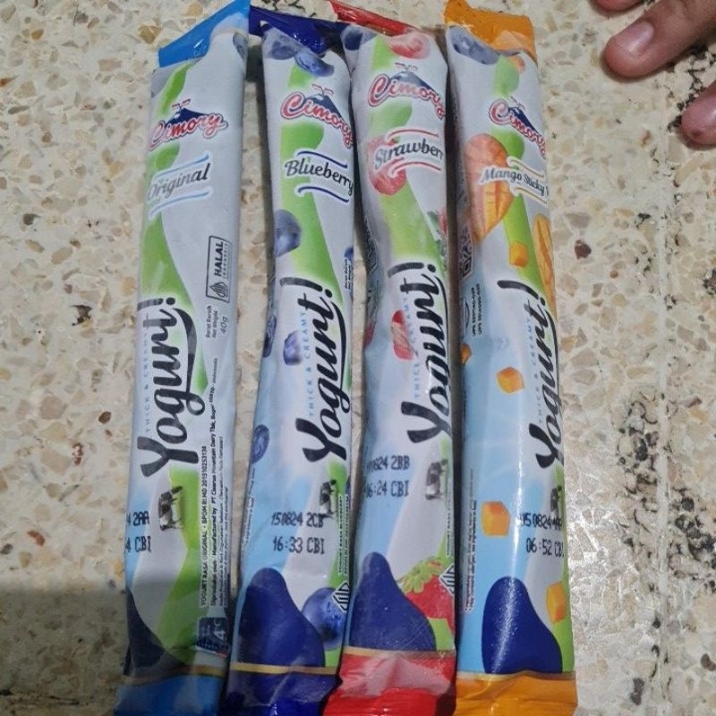 

10 pcs cimory yogurt stick 40gr kini ada 5 rasa
