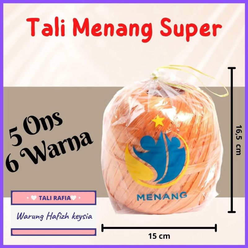 

tali rafia plastik warung Hafizh keysia merek menang super di jakarta