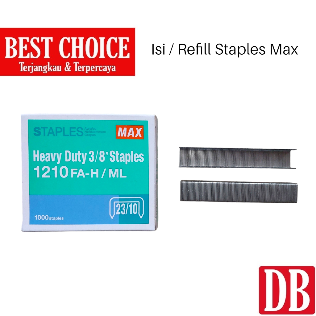 

Refill / Isi Staples Tembak / Gun Tacker MAX 1210 FA-H/ML (23/10) (1pcs)
