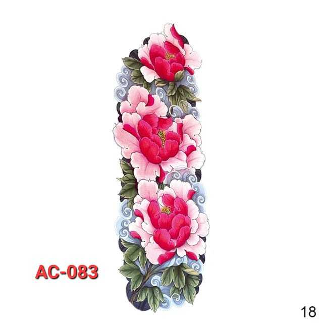 Tato Temporer Tattoo Tatto Temporary Full Lengan Tangan Besar Tahan Air Sementara Anti Air Seri AC-0