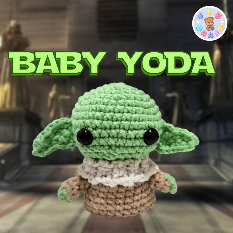BABY YODA | Amigurumi Crochet | Boneka | Gantungan Kunci