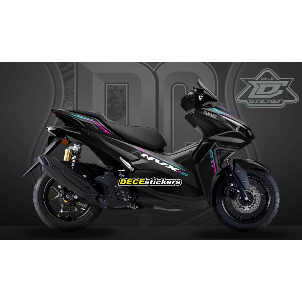 striping transparan aerox decal full body new aerox 155