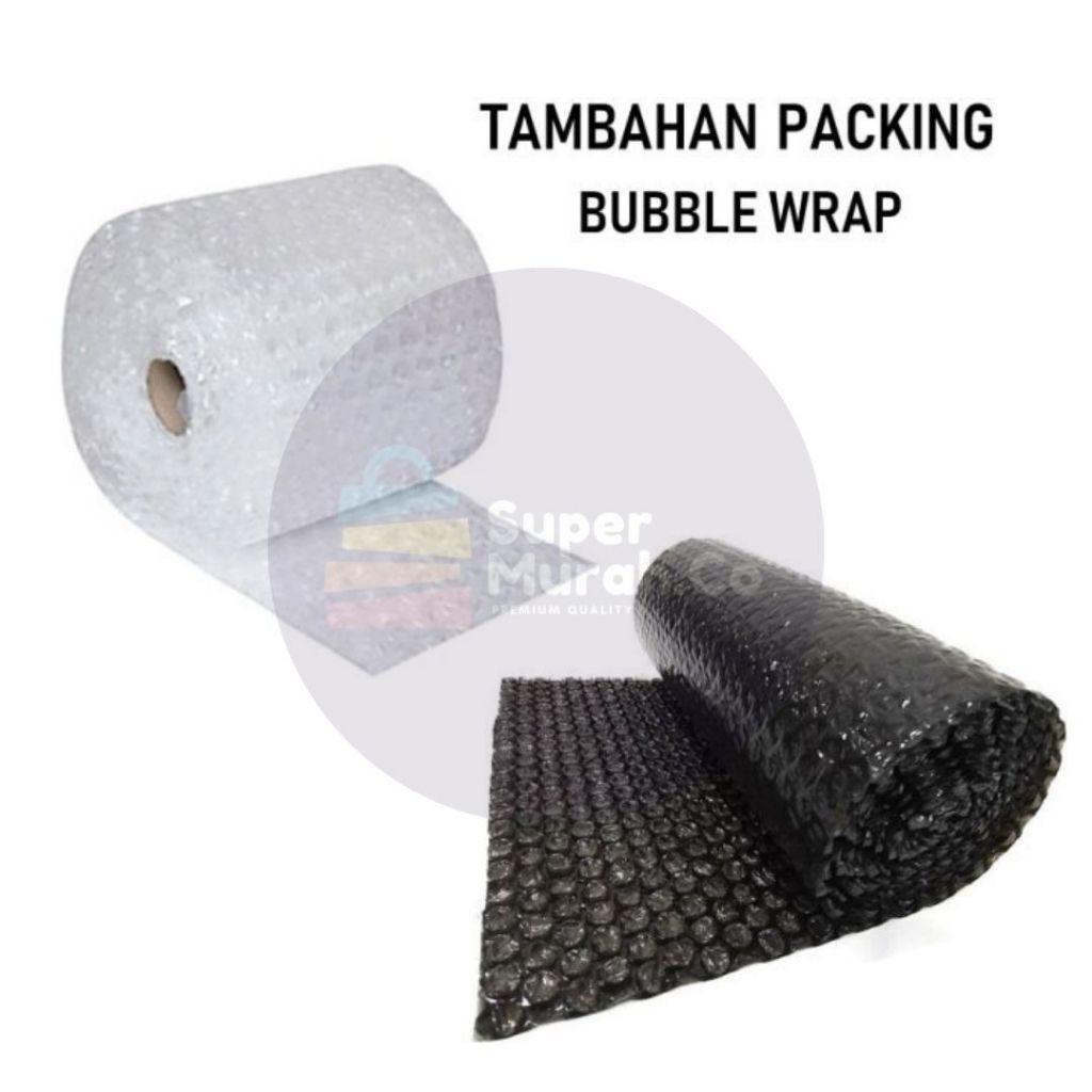 

BUBBLE WRAP PACKING I PACKING PENGAMANAN BARANG TAMBAHAN I WARNA HITAM
