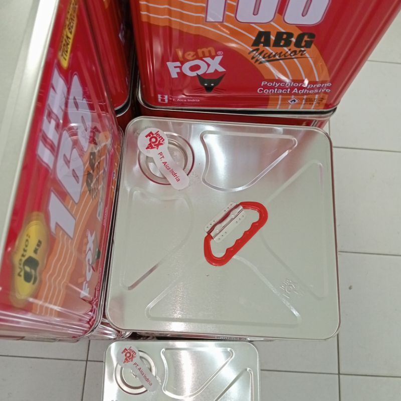 Lem 168 ABG Yunior Lem kuning Merk fox 9kg