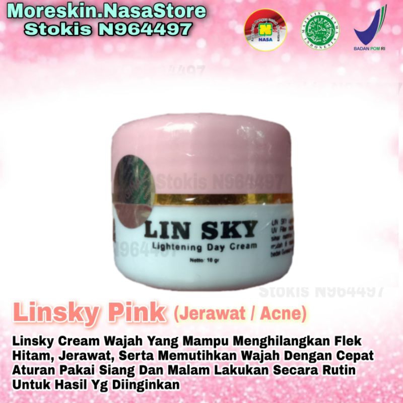 Linsky Pink Untuk kulit Wajah ber jerawat Original