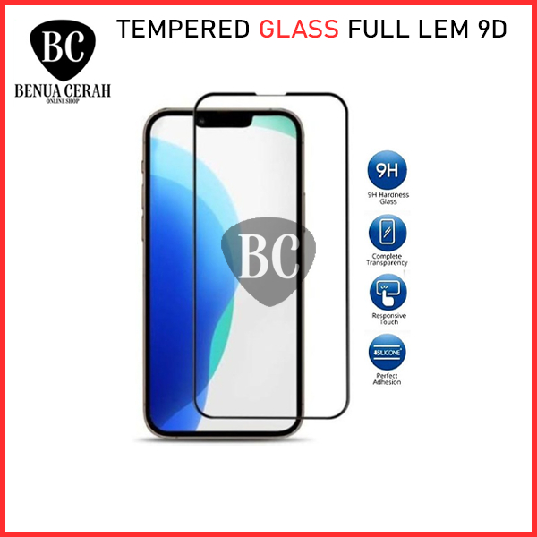 TEMPERED GLASS FULL LEM 9D VIVO Y21S Y21T V23E V27E V40L Y19S Y19S GT Y19S PRO Y200 Y200E Y28 Y29 Y2