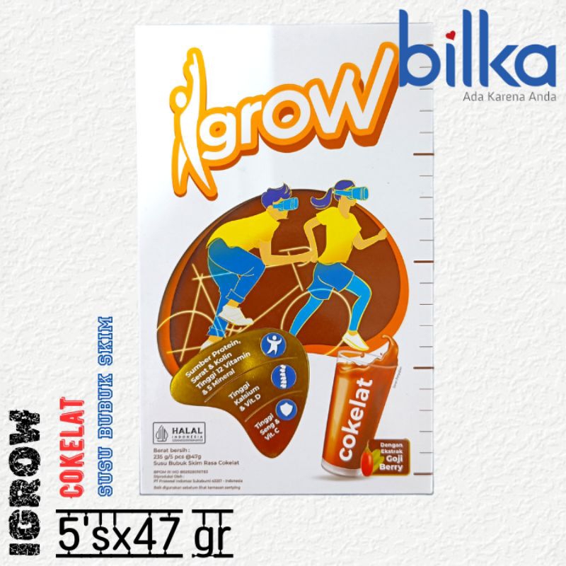 

IGROW Susu Bubuk Skim Cokelat 235gr