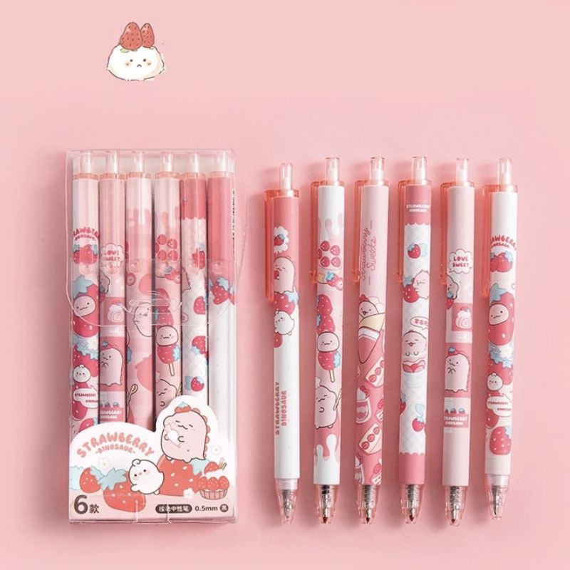 

Pena Gel Mekanik 1 Set 6 pcs Motif/Ballpoint Mekanik 1 Set 6pcs