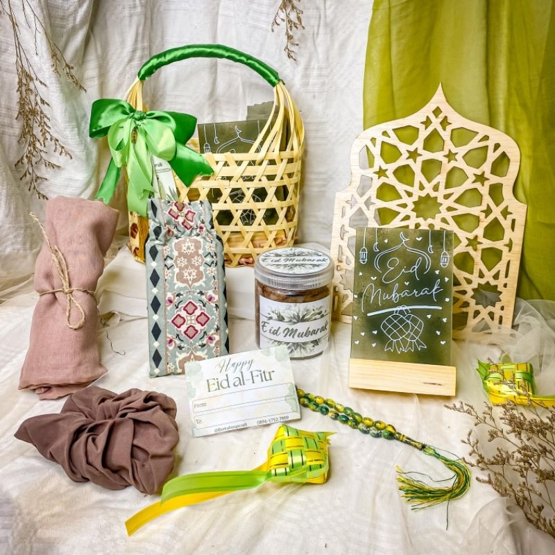 

(Raya Hampers) Hampers Lebaran Idul fitri Anyaman Bambu Unik/ Hadiah Kado Gift Ramadhan